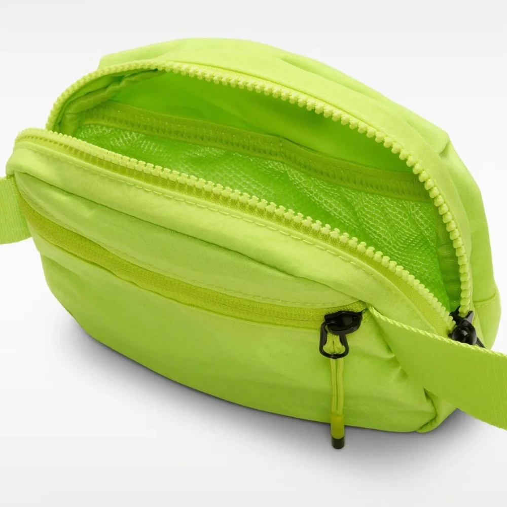 Nike Aura Crossbody Bag Bright Neon Green Waist Bag - Picture 10 of 11